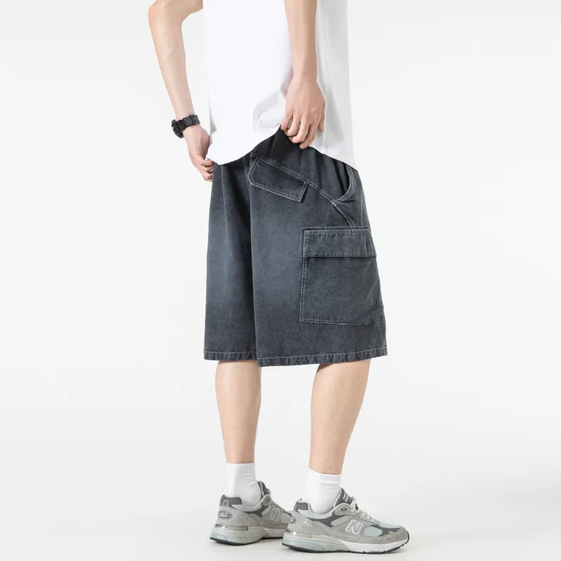 SOIE Denim Shorts Unisex-9