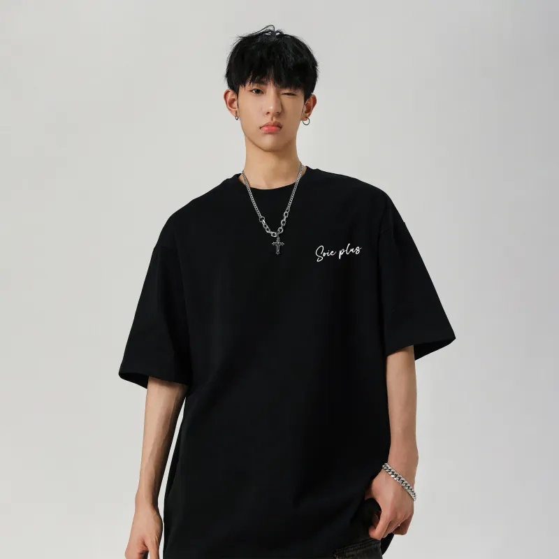 SOIE T-Shirts Unisex Black-3