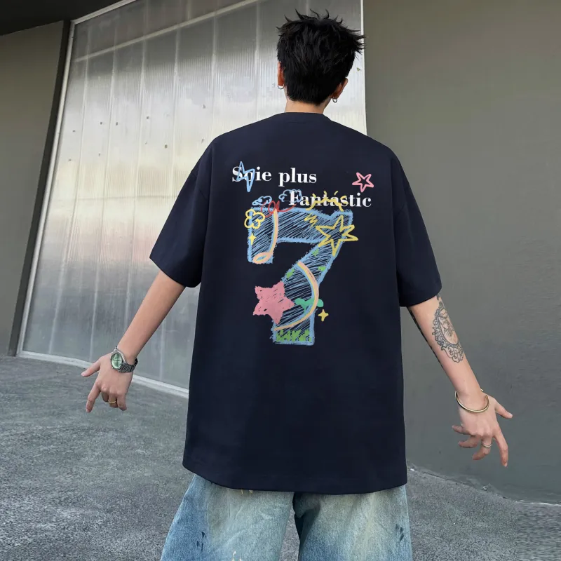SOIE T Shirts Unisex Navy Blue-2