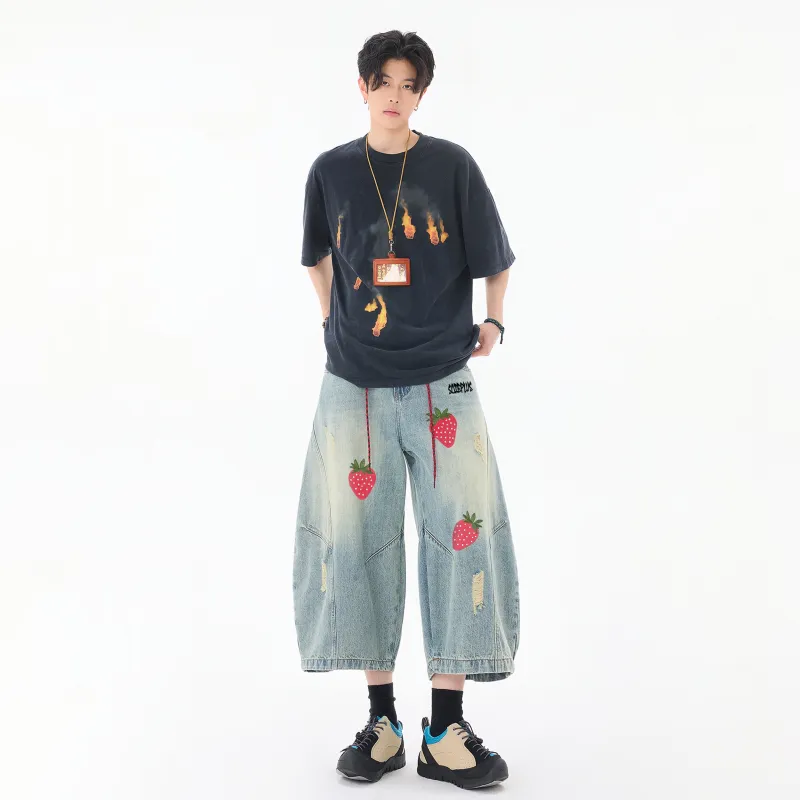 SOIE Denim Shorts Unisex-8