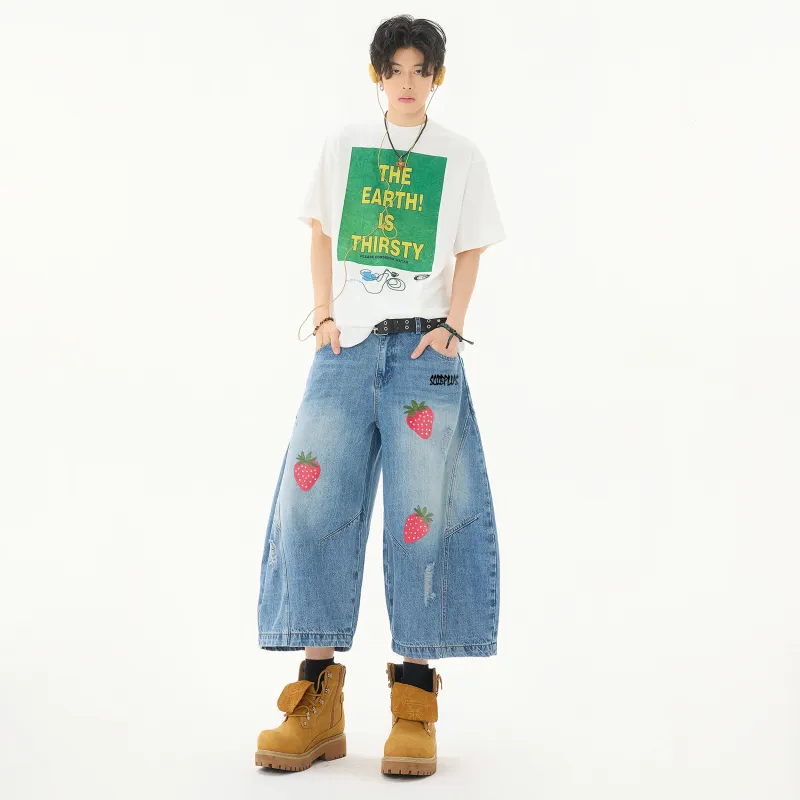 SOIE Denim Shorts Unisex-4