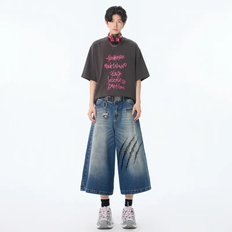 SOIE Denim Shorts Unisex-8