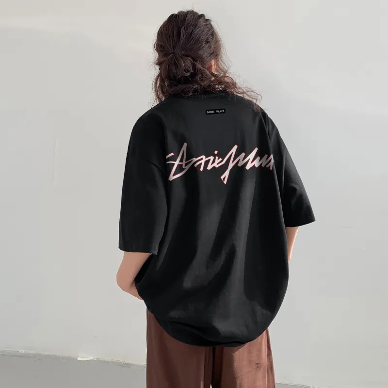 SOIE T Shirts Unisex Black-2