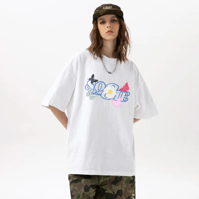 SOIE T Shirts Unisex White-3