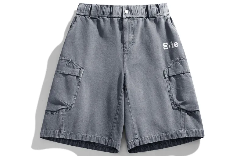 SOIE Denim Shorts Unisex-16