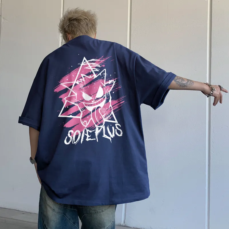 SOIE T-Shirts Unisex Navy Blue-2