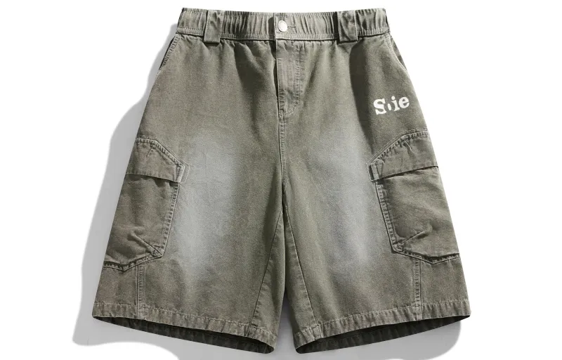 SOIE Denim Shorts Unisex-11