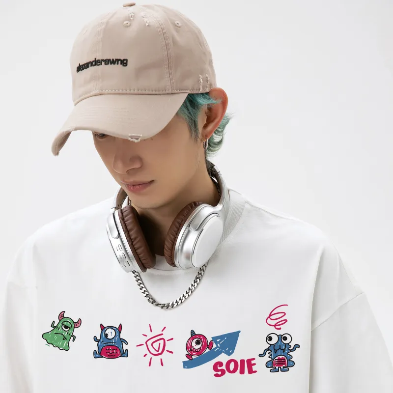 SOIE T-Shirts Unisex White-3