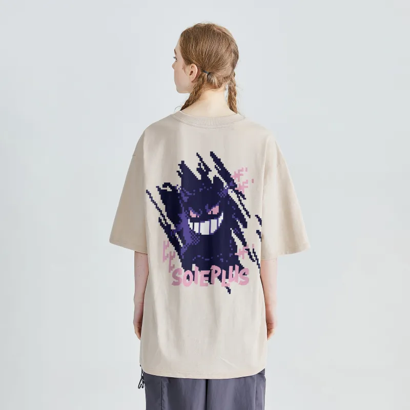 SOIE T-Shirts Unisex Light Beige Apricot-2