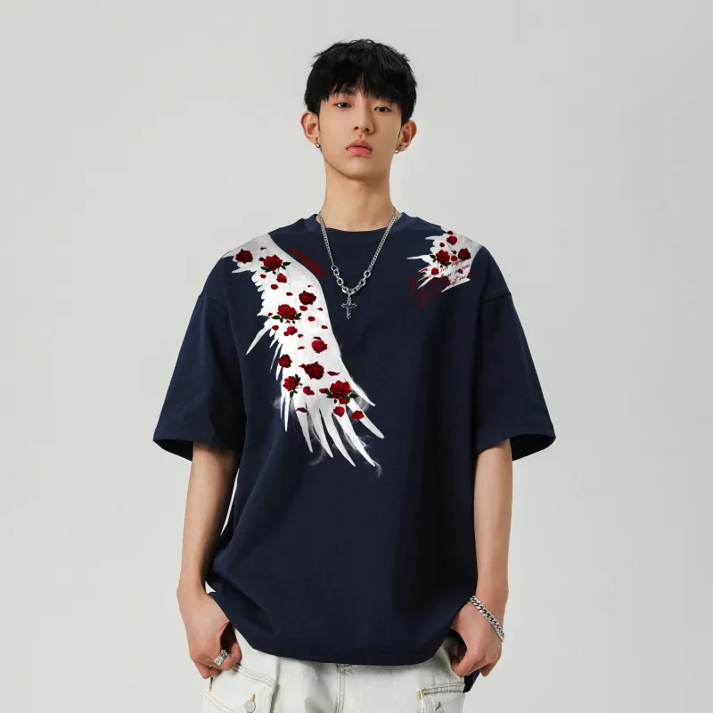 SOIE T-Shirts Unisex Navy Blue-2