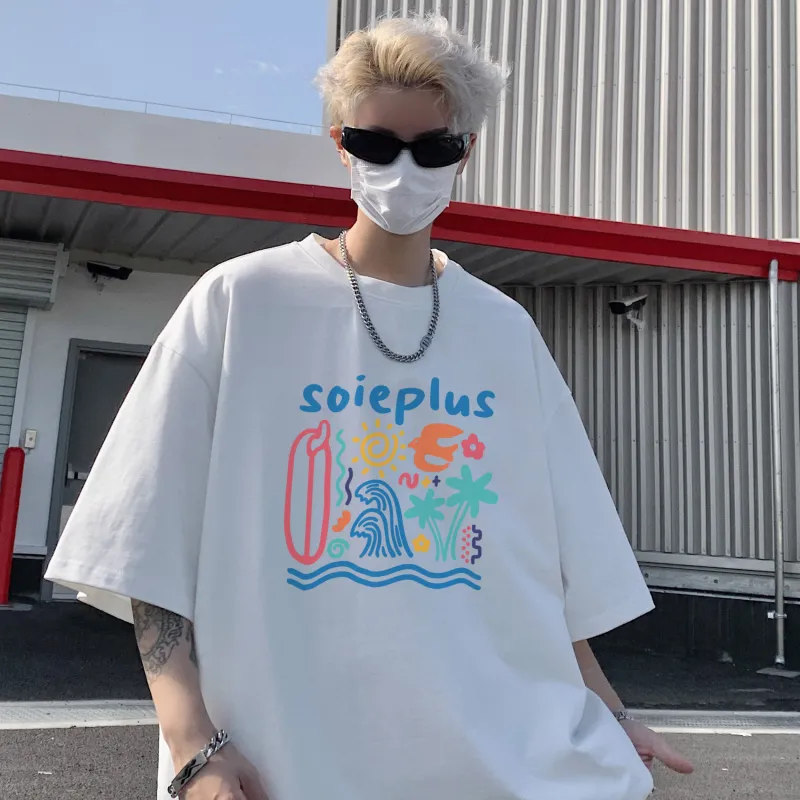 SOIE T Shirts Unisex White-3