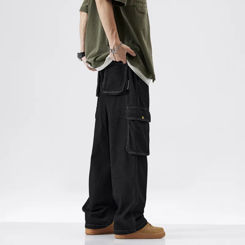 WOOD SOON Straight Leg Jeans Men's-8