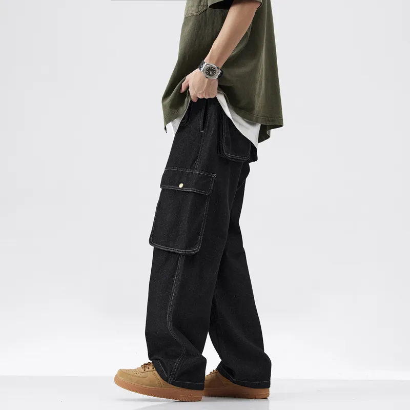 WOOD SOON Straight Leg Jeans Men's-3