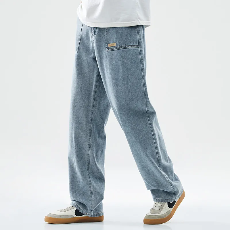 WOOD SOON Jeans Unisex Denim Blue-7