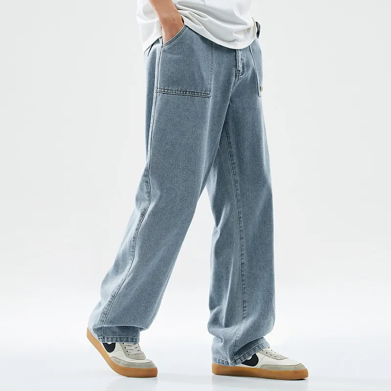 WOOD SOON Jeans Unisex Denim Blue-9
