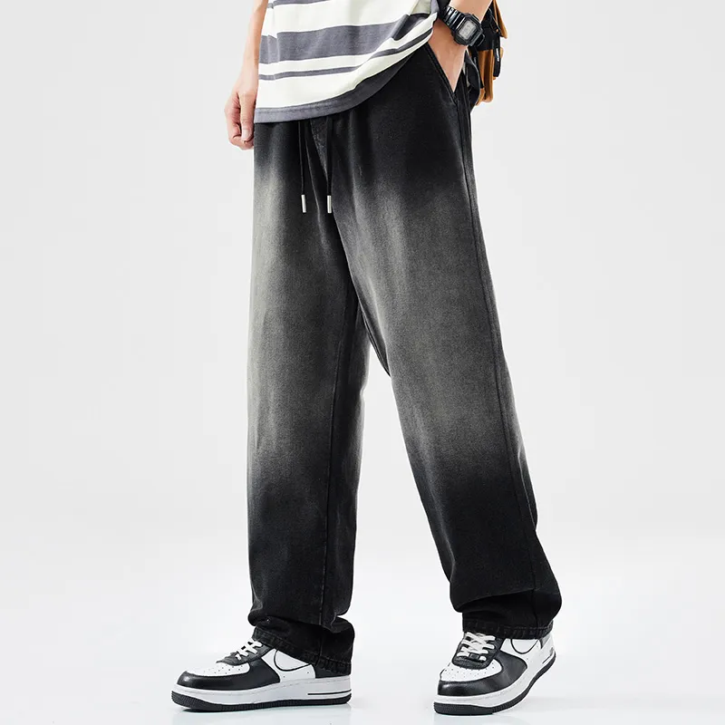 WOOD SOON Jeans Men Washed Black-6