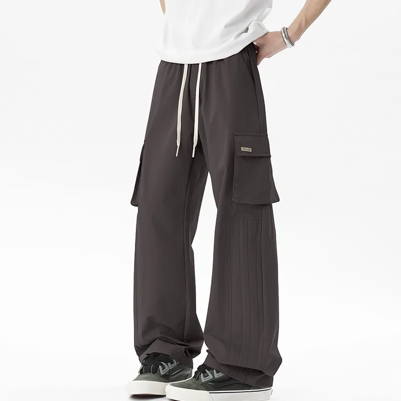 WOOD SOON Casual Pants Unisex-14