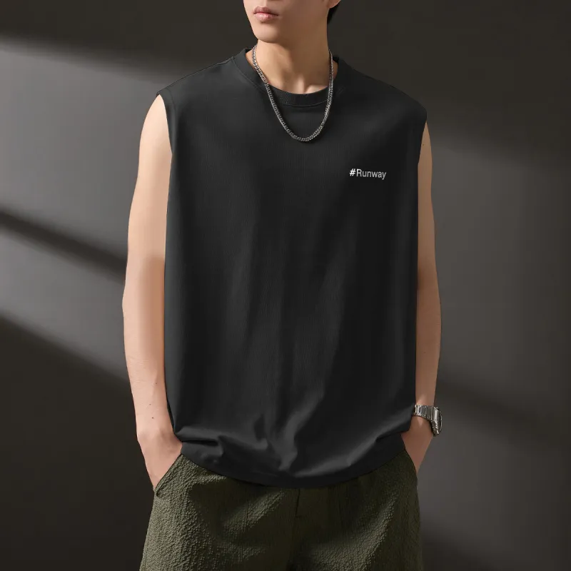 WOOD SOON Tank Tops Men-2