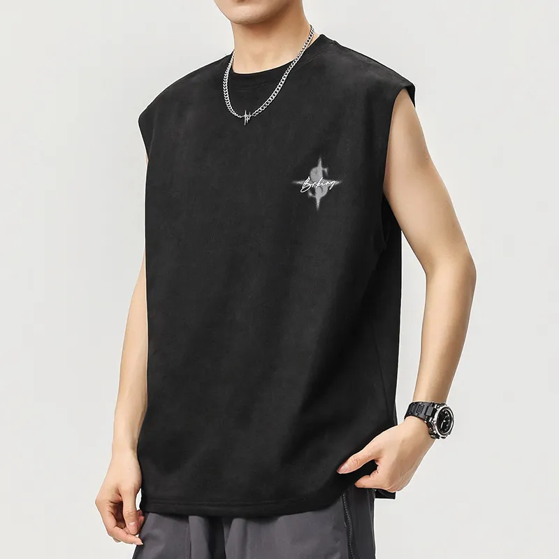 WOOD SOON Tank Tops Men-4