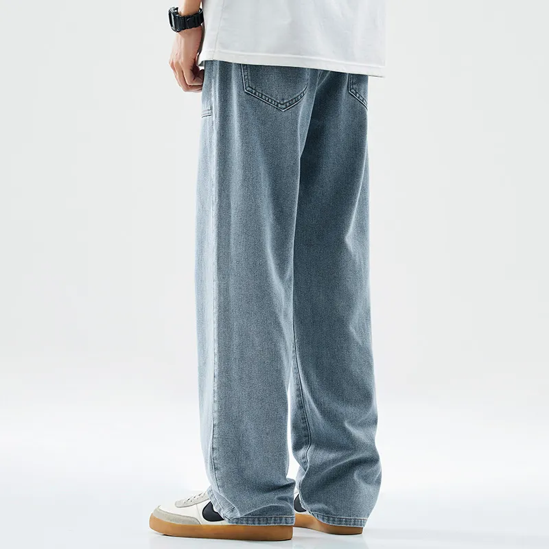 WOOD SOON Jeans Unisex Denim Blue-5