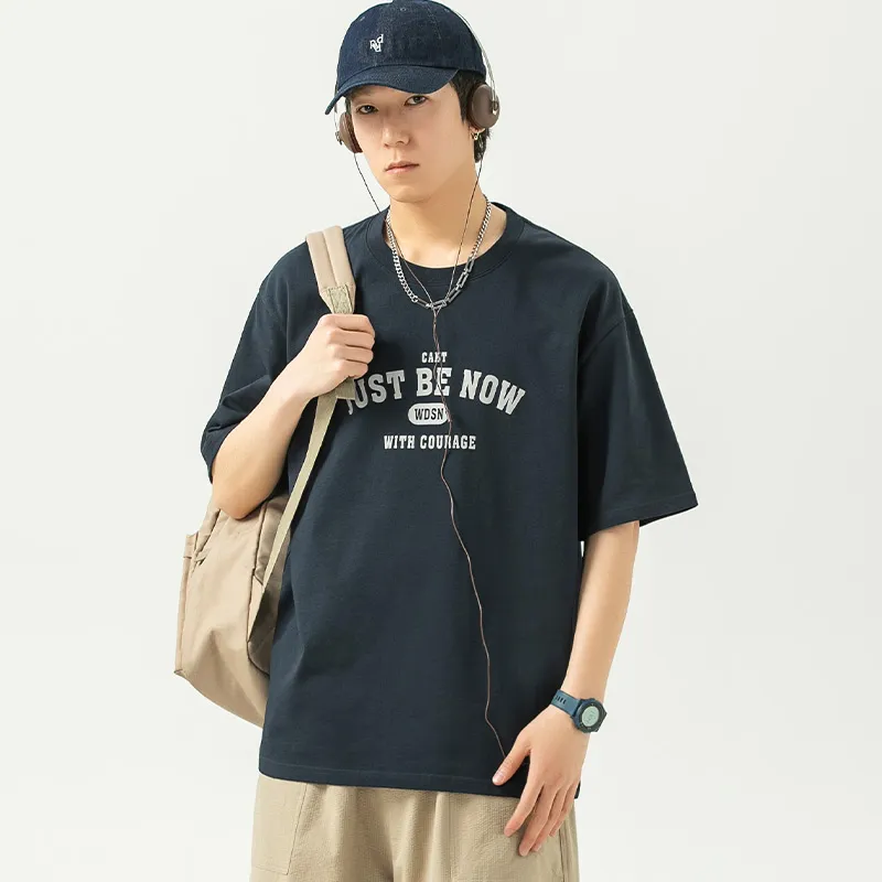 WOOD SOON T Shirt Men's Dark Blue-3