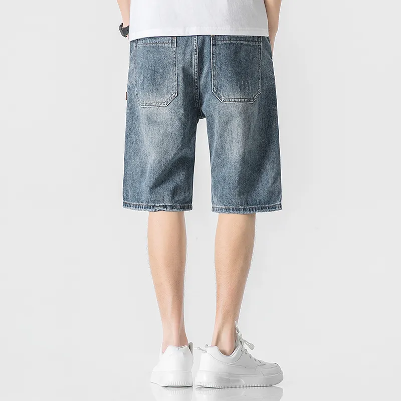 WOOD SOON Denim Shorts Men's Denim Blue-9