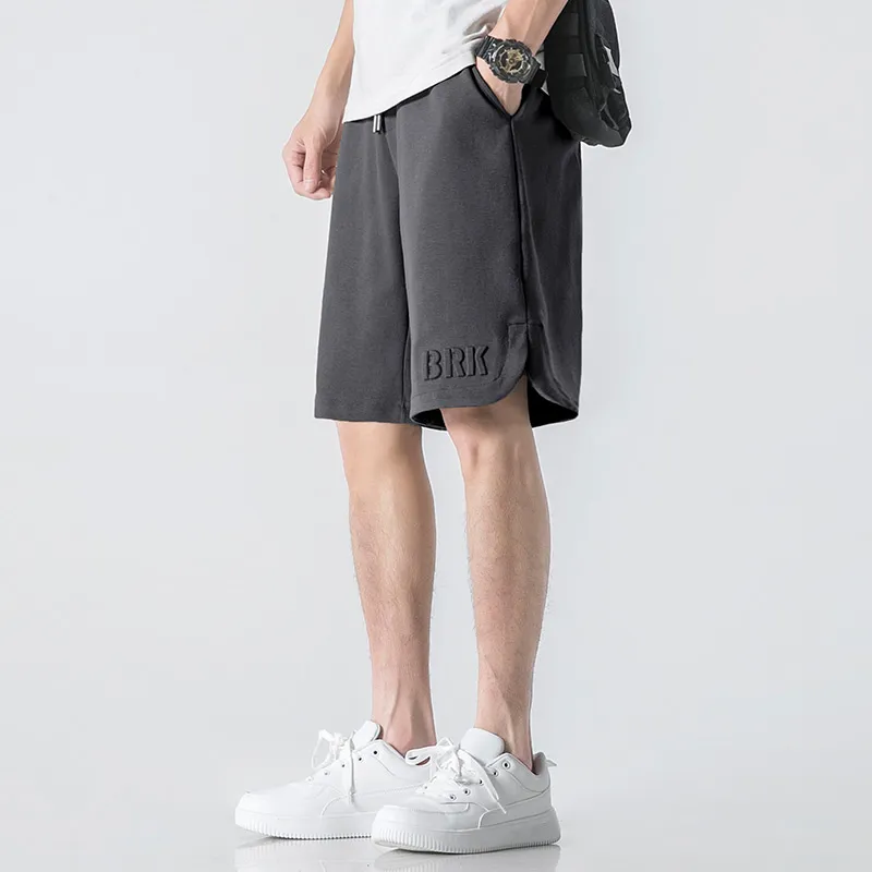 WOOD SOON Knee Length Knitted Fabric Sweatpants Sports Pants Men's-5