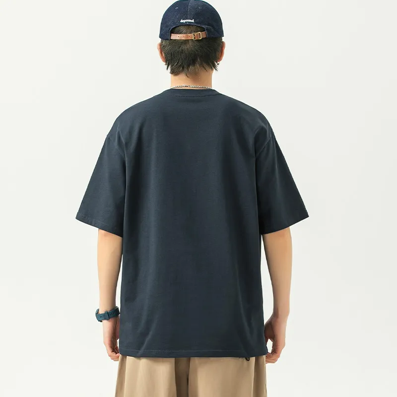 WOOD SOON T Shirt Men's Dark Blue-2