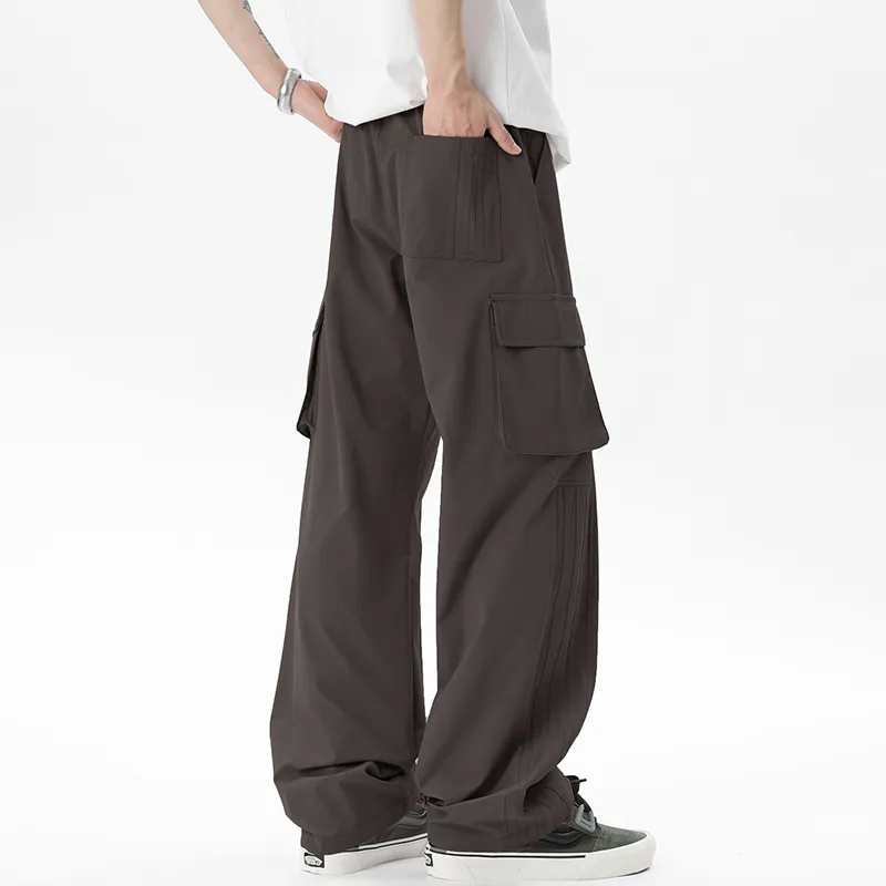 WOOD SOON Casual Pants Unisex-15