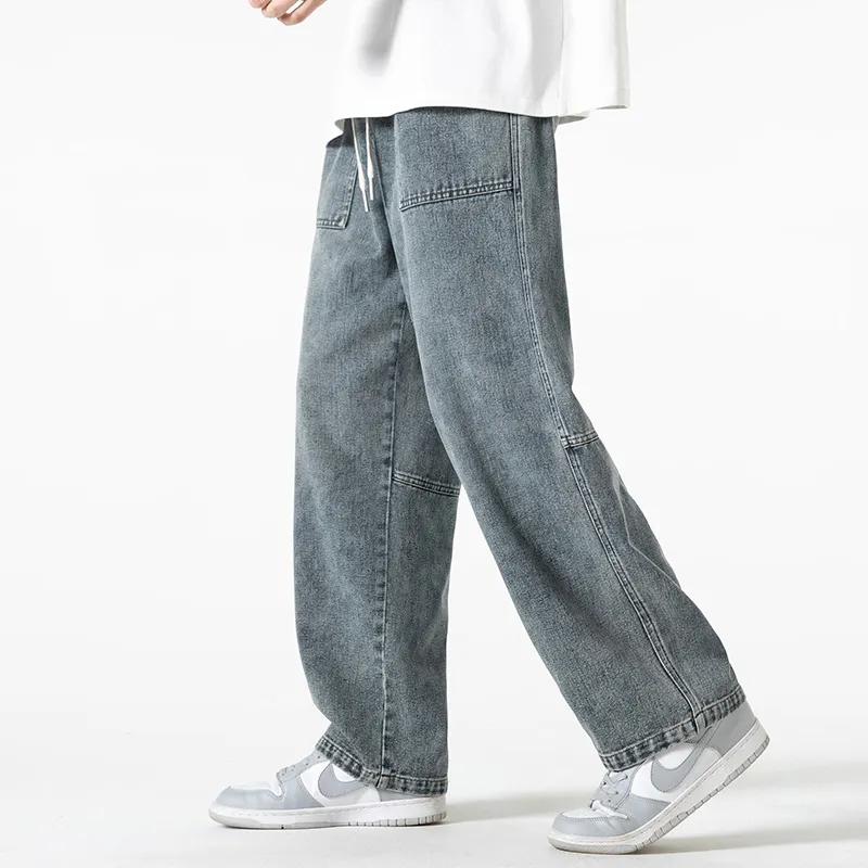 WOOD SOON Jeans Men's Snowflake Blue-4