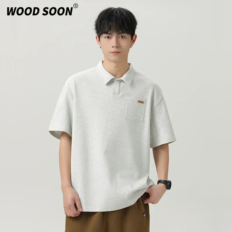 WOOD SOON Polo Shirts Unisex-6