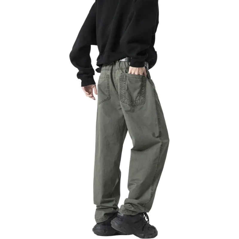 WOOD SOON Casual Pants Unisex-7