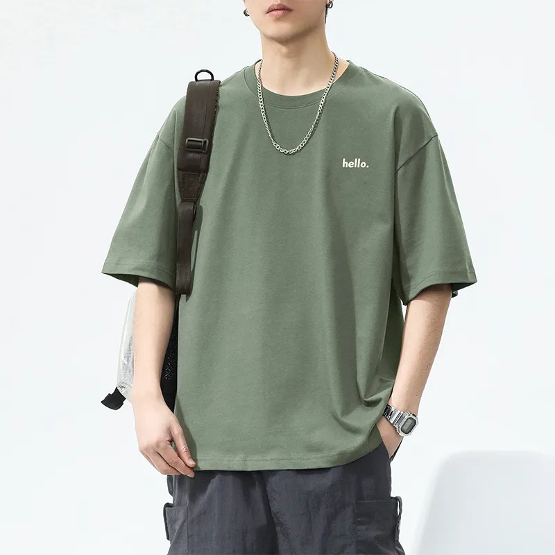 WOOD SOON Trendy Ins Casual T Shirt Couple Top Unisex-4