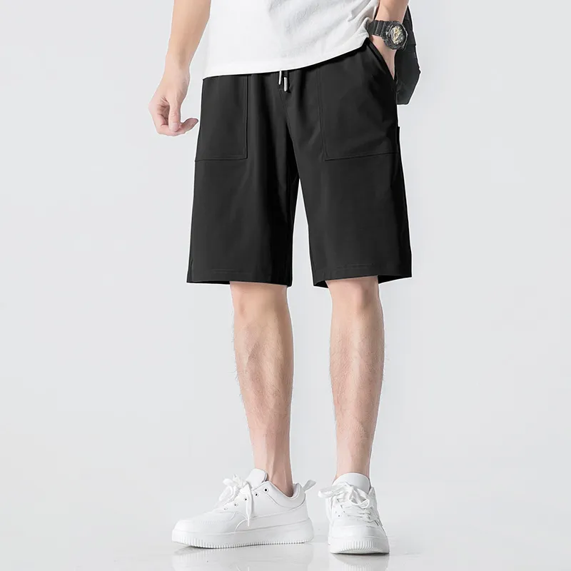 WOOD SOON Casual Mid Length Trendy Men's Knee Length Pants Men's-6