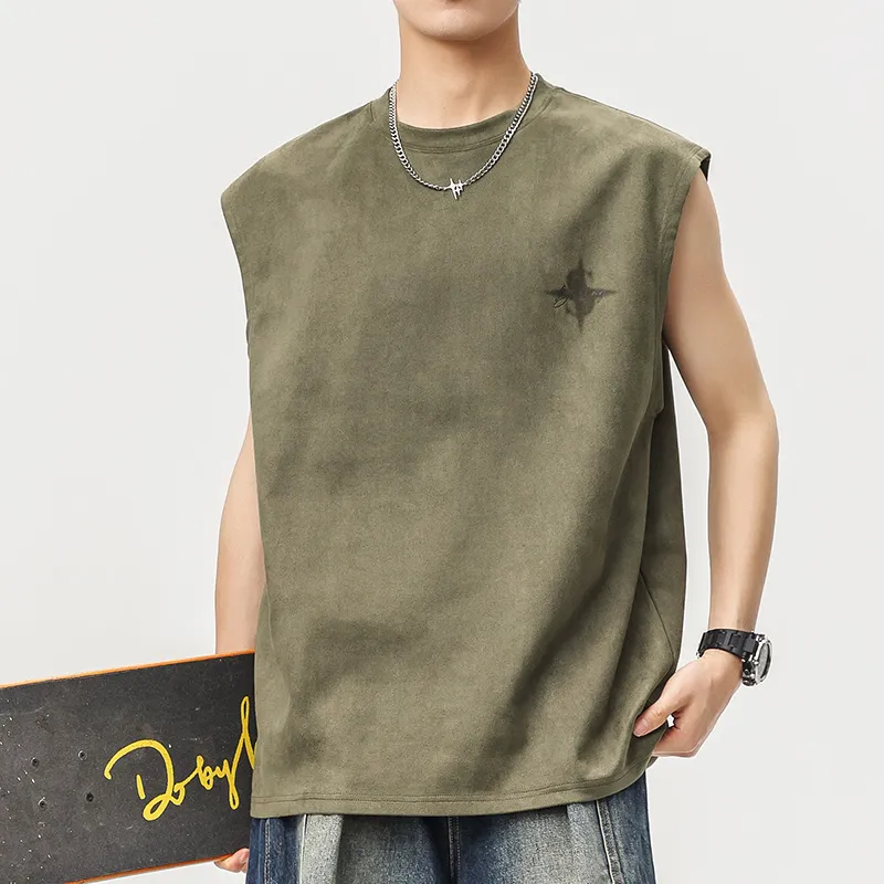 WOOD SOON Tank Tops Men-18