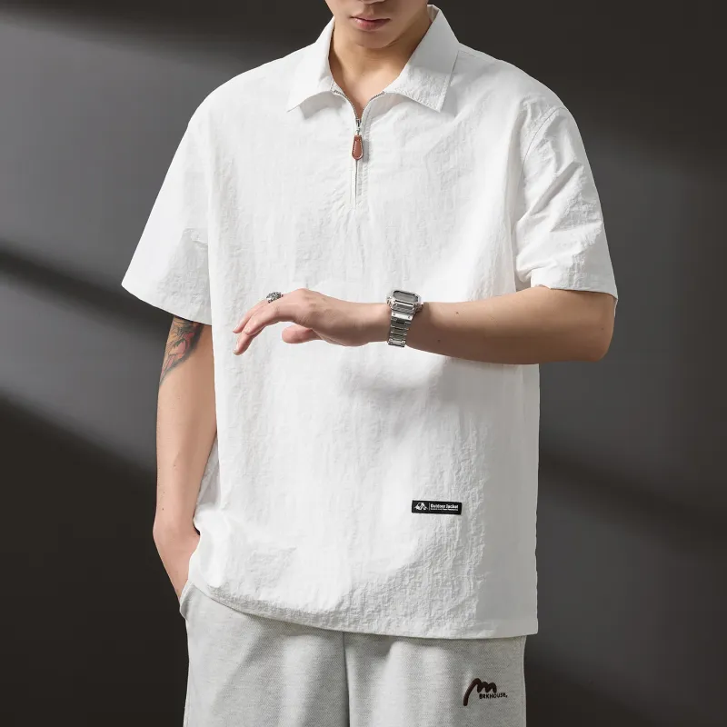 WOOD SOON Trendy Brand Casual Outdoor Shirt Short Sleeved Coat Unisex-2