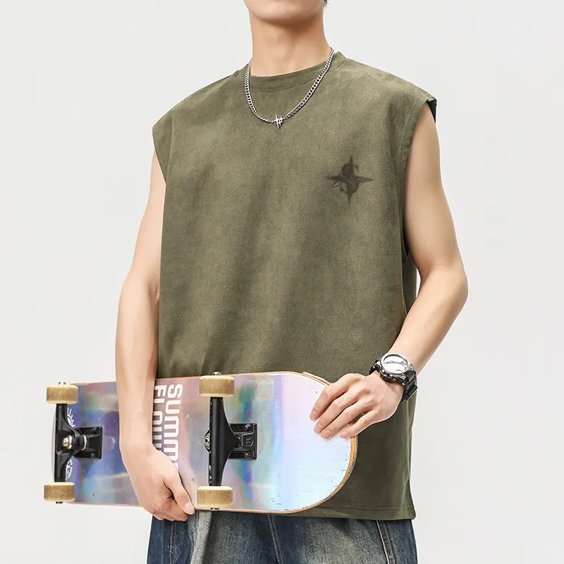 WOOD SOON Tank Tops Men-19