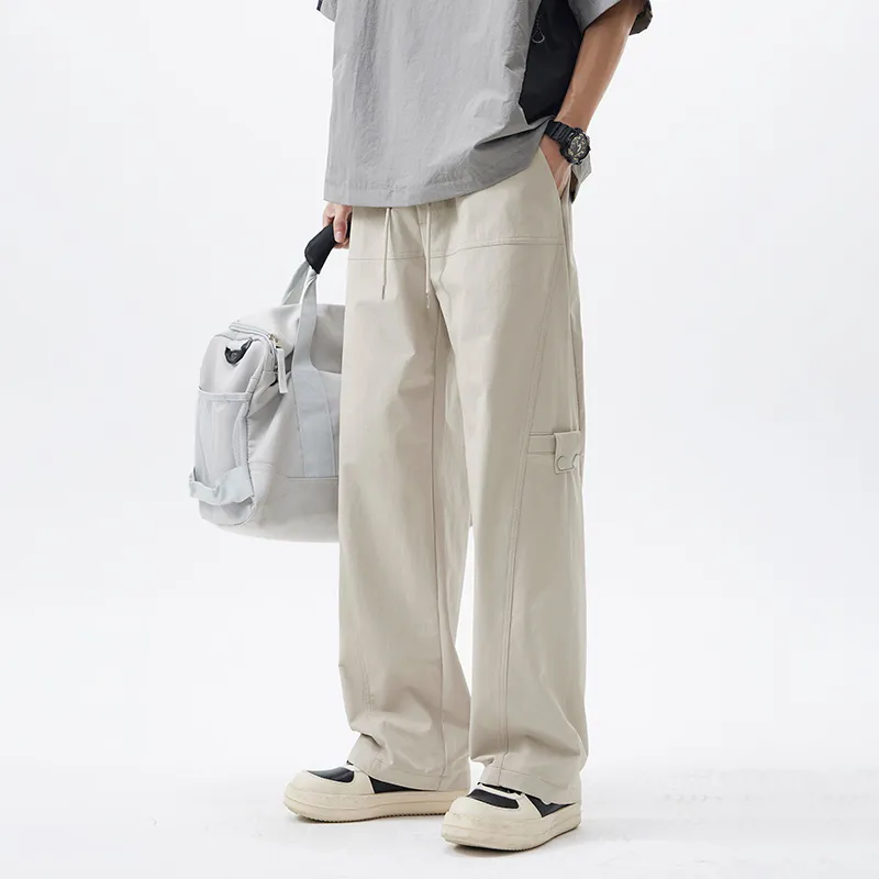 WOOD SOON Casual Pants Unisex-13