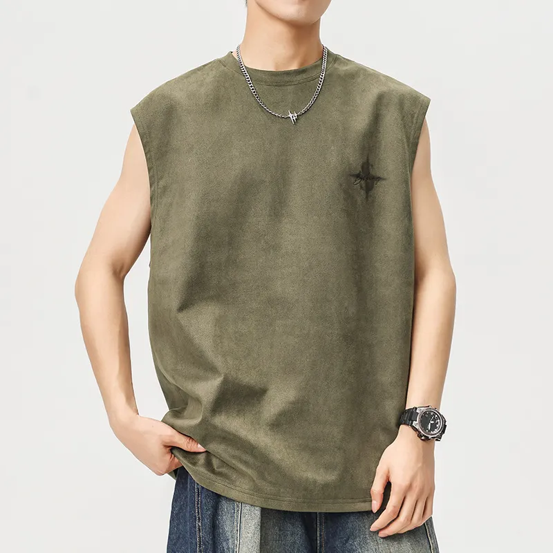 WOOD SOON Tank Tops Men-16