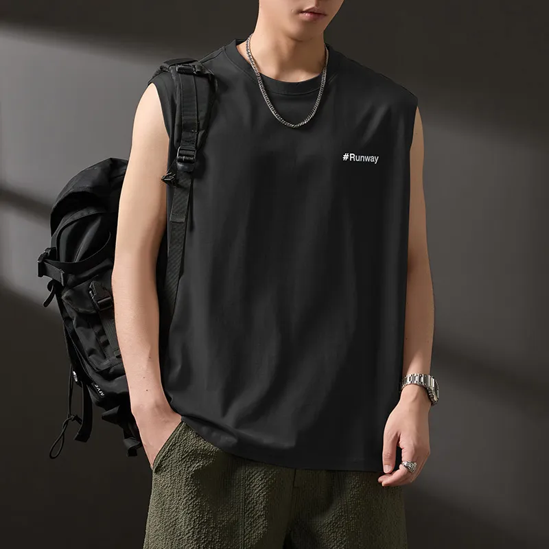 WOOD SOON Tank Tops Men-4