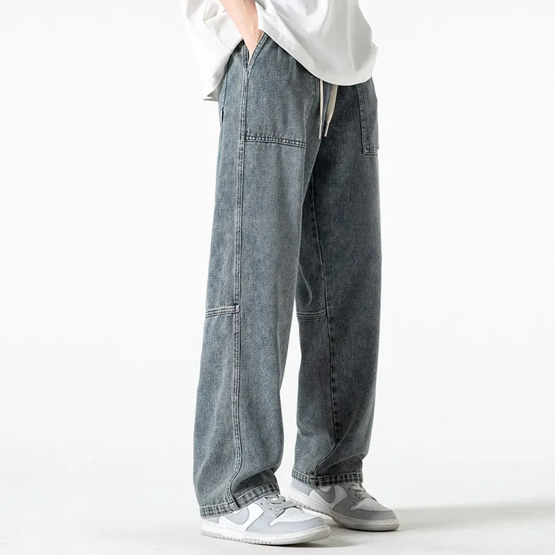 WOOD SOON Jeans Men's Snowflake Blue-5