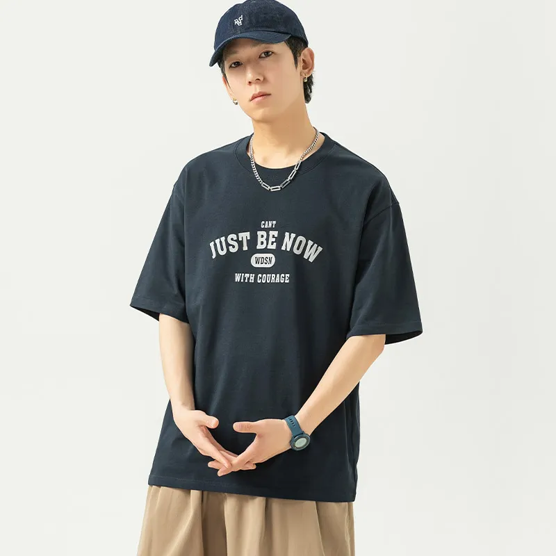 WOOD SOON T Shirt Men's Dark Blue-4