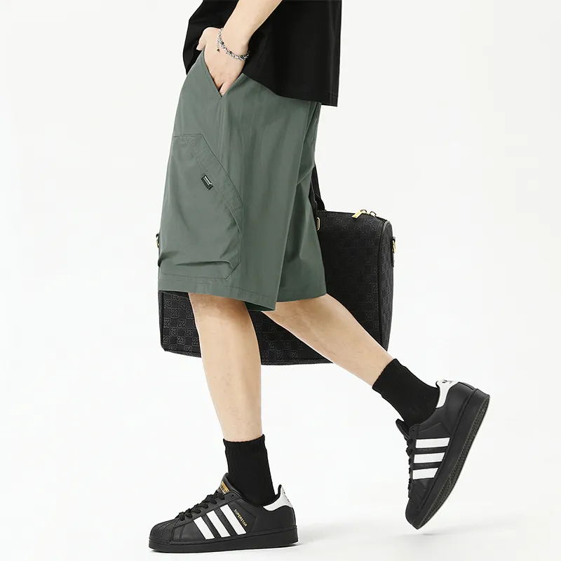 WOOD SOON Outdoor Casual Trendy Brand Japanese Style Sports Knee Length Pants Unisex-18