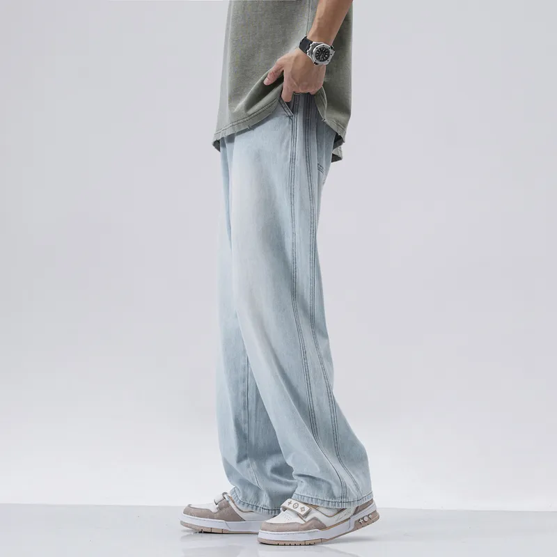 WOOD SOON Jeans Men's Light Blue-4