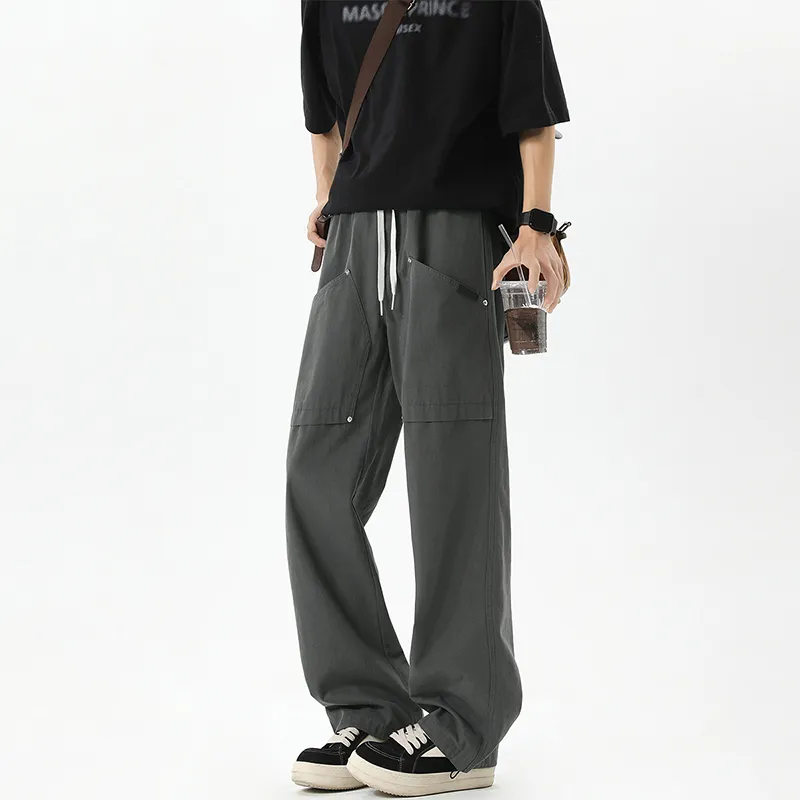 WOOD SOON Casual Pants Unisex-8