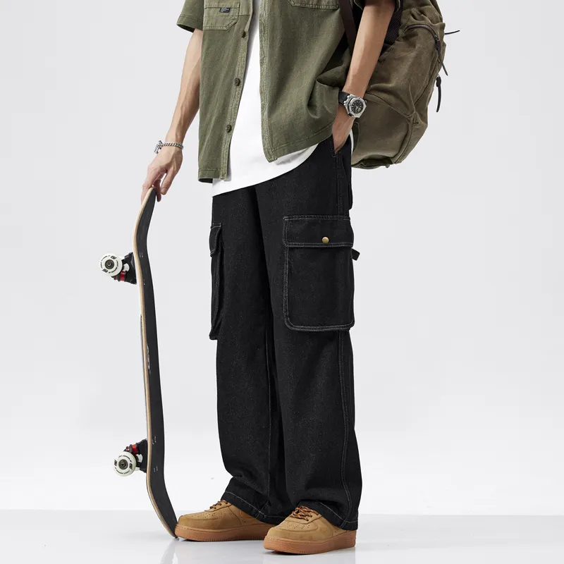 WOOD SOON Straight Leg Jeans Men's-12