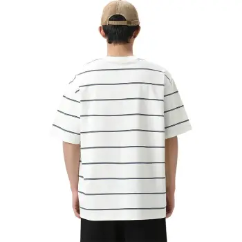 WOOD SOON T Shirt Unisex White Stripes