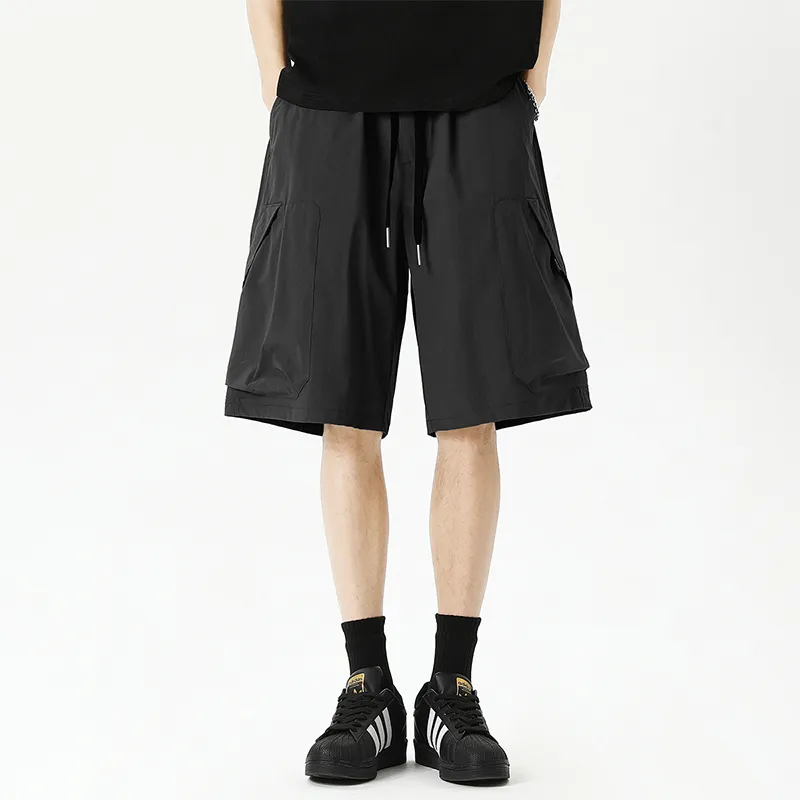 WOOD SOON Outdoor Casual Trendy Brand Japanese Style Sports Knee Length Pants Unisex-10