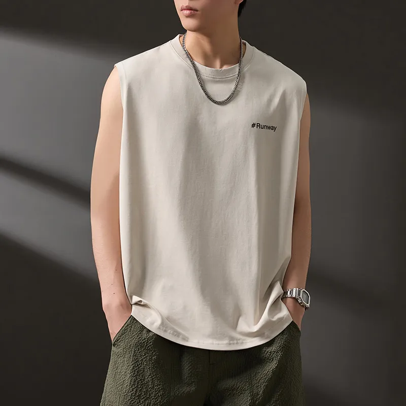 WOOD SOON Tank Tops Men-10