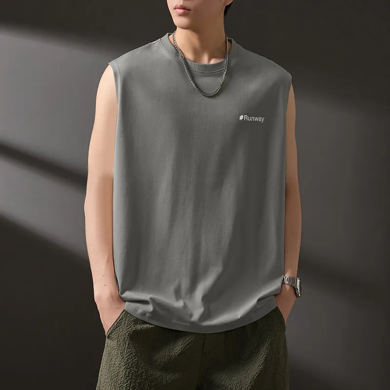 WOOD SOON Tank Tops Men-18
